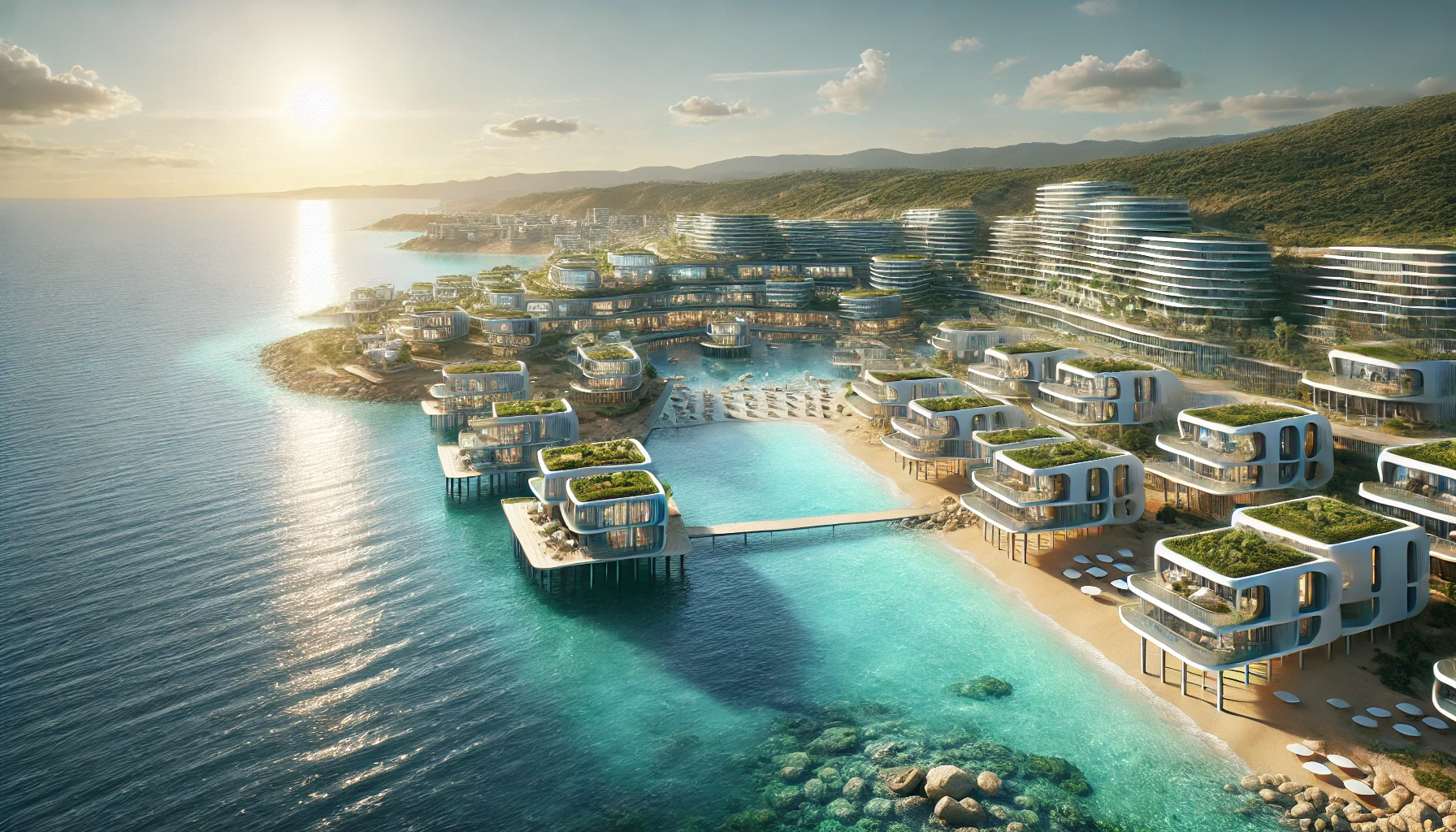 ارتفاع مستوى سطح البحر يحفز هندسة معمارية جديدة في المدن الساحلية بالمنتجعات المتوسطية